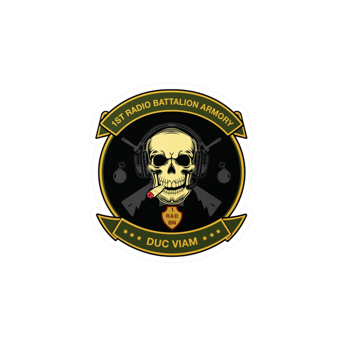 1st Radio Battalion Armory Sticker