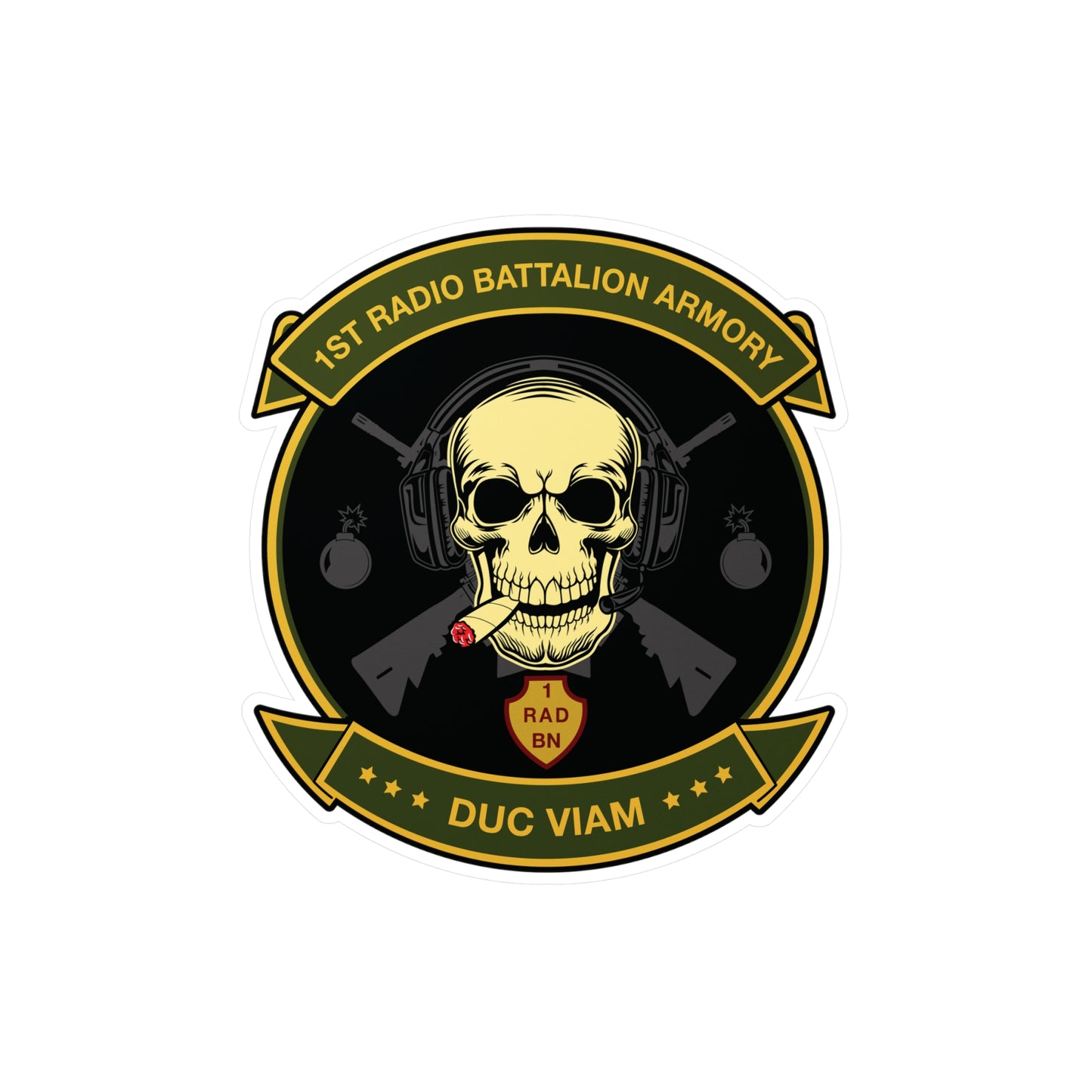 1st Radio Battalion Armory Sticker