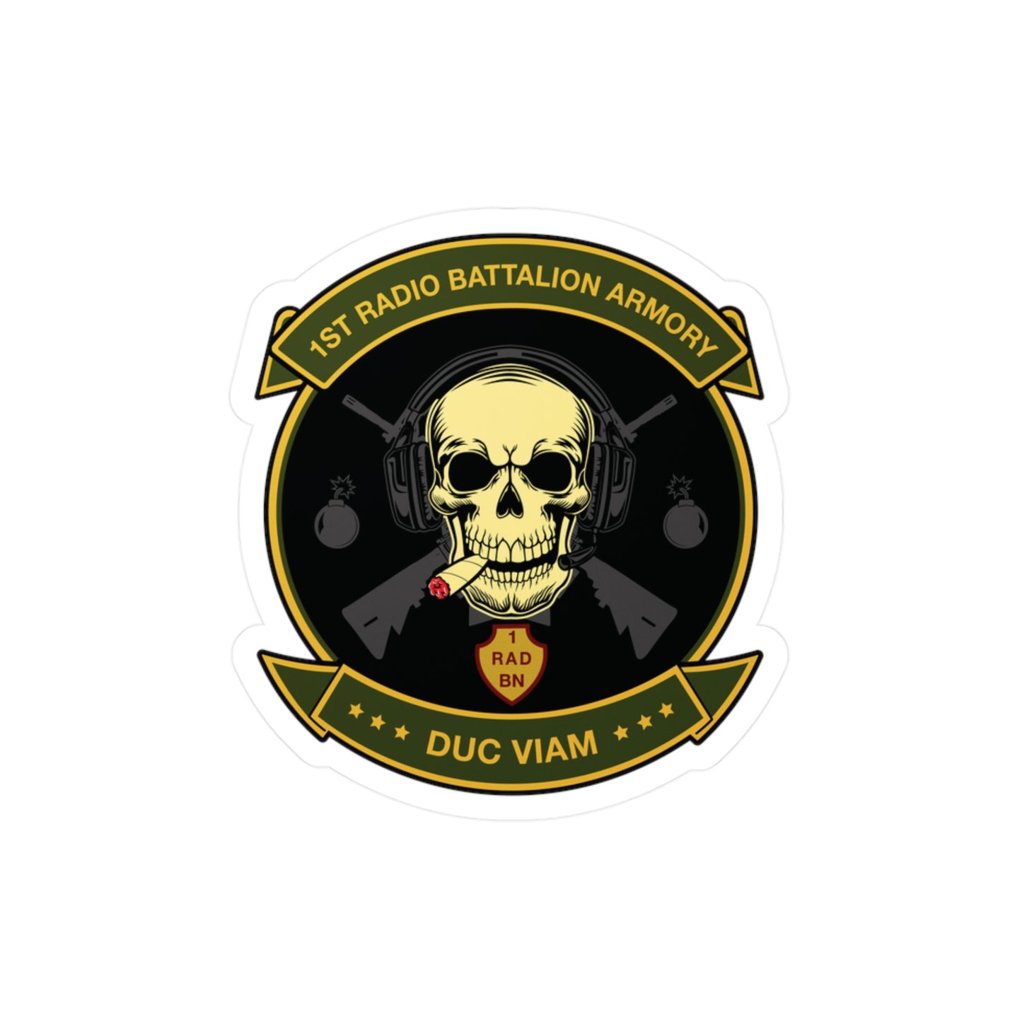1st Radio Battalion Armory Sticker